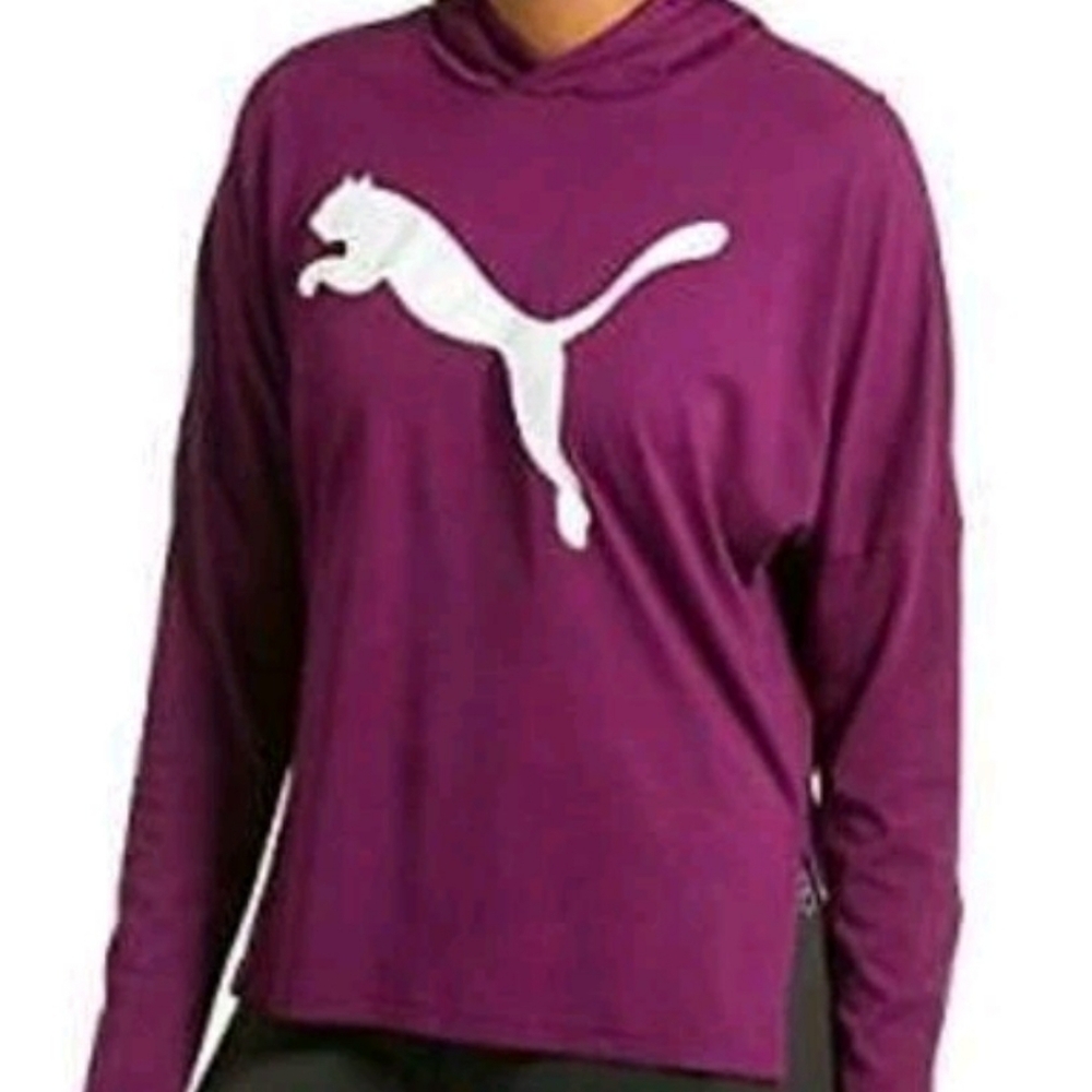 PUMA Urban Sport Light-Weight Hoodie Purple Athletic Athleisure‎ Activewear XL